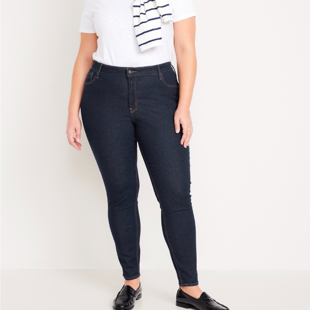 New Old Navy mid rise Rockstar Super Skinny Jeans